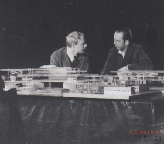 Constant and Simon Vinkenoog, 1962 Constant Nieuwenhuys and Simon Vinkenoog, 1962
