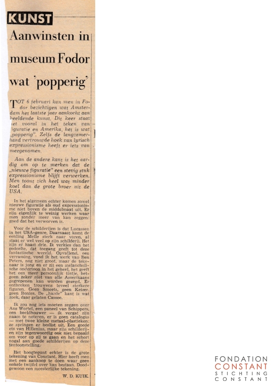 Aanwinsten in museum Foder wat 'popperig' Aanwinsten in museum Foder wat 'popperig'