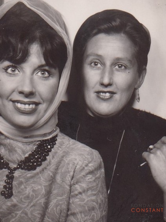 Ellen and Nel Kerkhoven in Berlin, 1964 Ellen and Nel Kerkhoven in Berlin, 1964