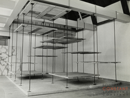 Constant-Ludieke trap Amsterdam Historisch Museum, 1969 Constant Nieuwenhuys-Ludieke trap Amsterdam Historisch Museum, 1969