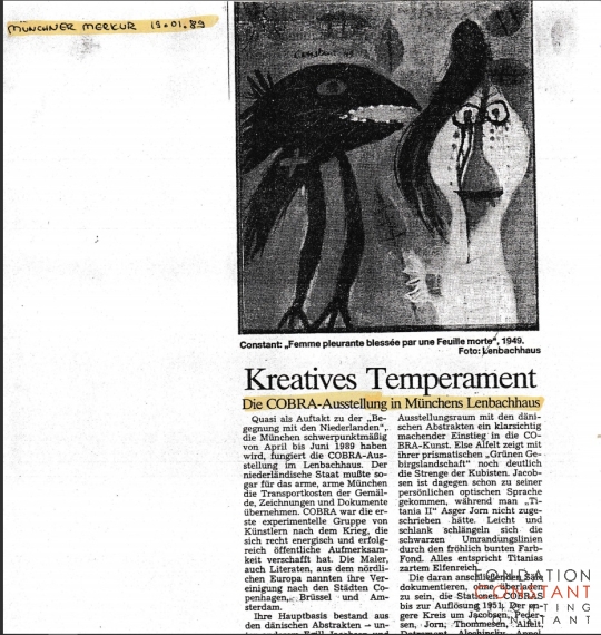 Die Cobra-Ausstellung in Münchens Lenbachhaus Die Cobra-Ausstellung in Münchens Lenbachhaus