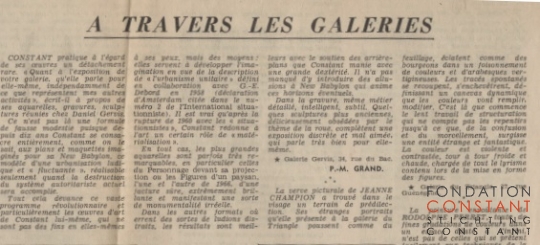 A travers les galeries A travers les galeries