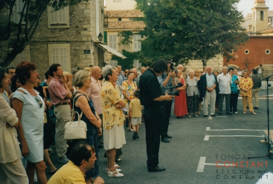 Audience at the Rétrospective exhibition