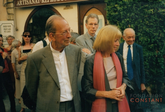 Constant and Trudy at the Rétrospective exhibition