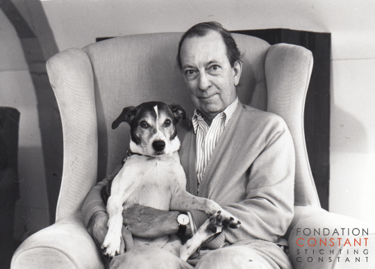 Constant and his dog, Waldo