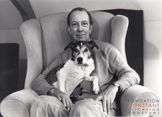 Constant and his dog, Waldo