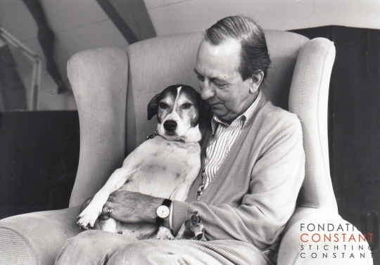 Constant and his dog, Waldo
