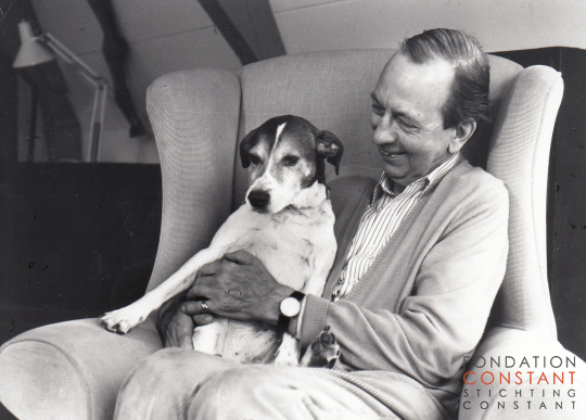 Constant and his dog, Waldo