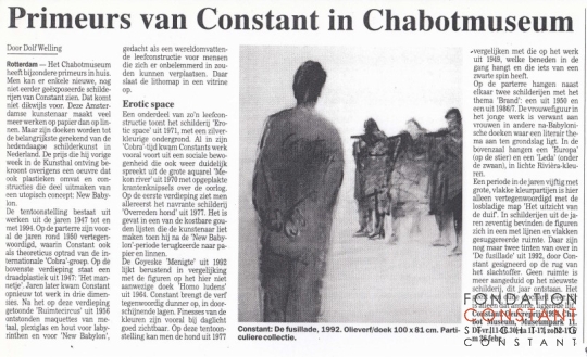 Primeurs van Constant in Chabotmuseum Primeurs van Constant in Chabotmuseum