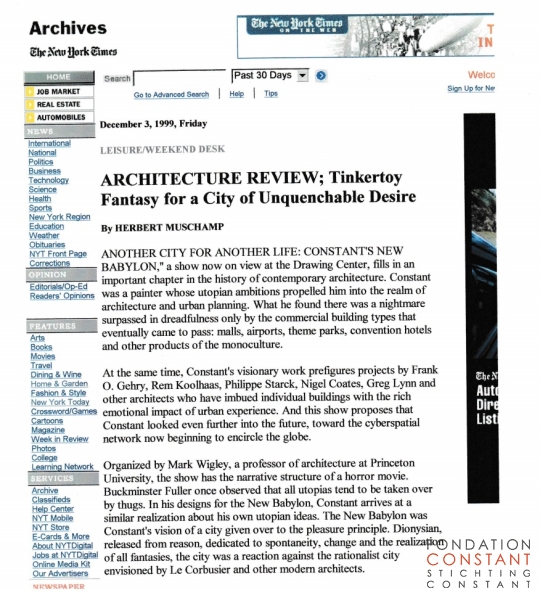 ARCHITECTURE REVIEW; Tinkertoy Fantasy for a City of Unquenchable Desire ARCHITECTURE REVIEW; Tinkertoy Fantasy for a City of Unquenchable Desire