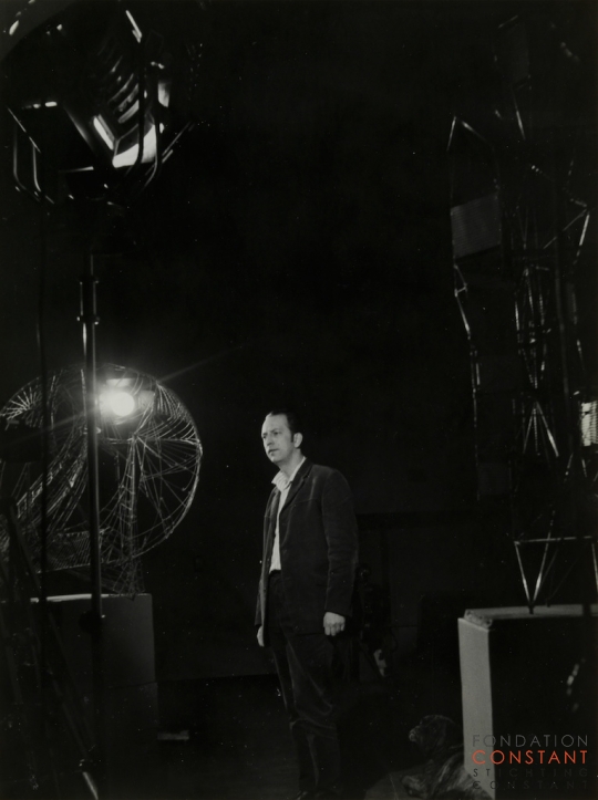 Constant-TV recording with Simon Vinkenoog, 1962 Constant Nieuwenhuys-TV recording with Simon Vinkenoog, 1962