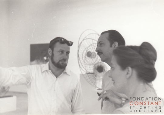 Nel Kerkhoven, Constant and a man, Venice Biennale Nel Kerkhoven, Constant and a man, Venice Biennale