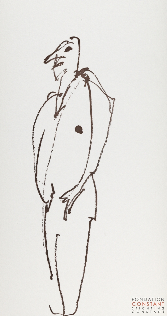 Constant Nieuwenhuys-Les visiteurs du vernissage 4, 1987