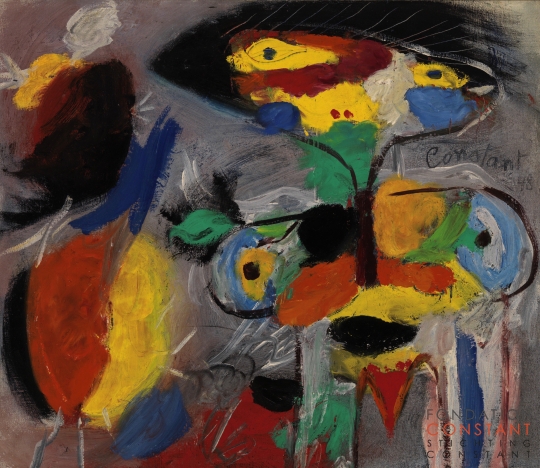 Constant-Végétation, 1948 Constant Nieuwenhuys-Végétation, 1948