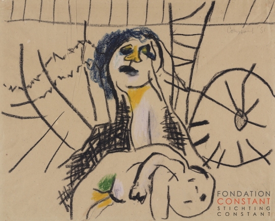 Constant-Moeder en kind II, 1951 Constant Nieuwenhuys-Moeder en kind II, 1951