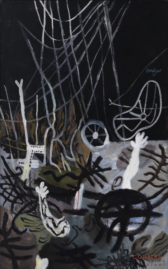 Constant Nieuwenhuys-Terre brûlée III, 1951