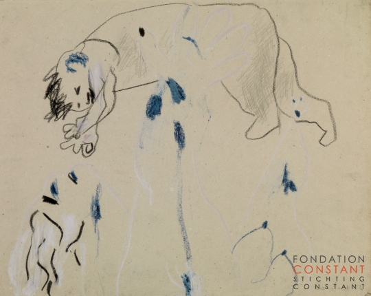 Constant Nieuwenhuys-Moeder en kind [IV], 1952