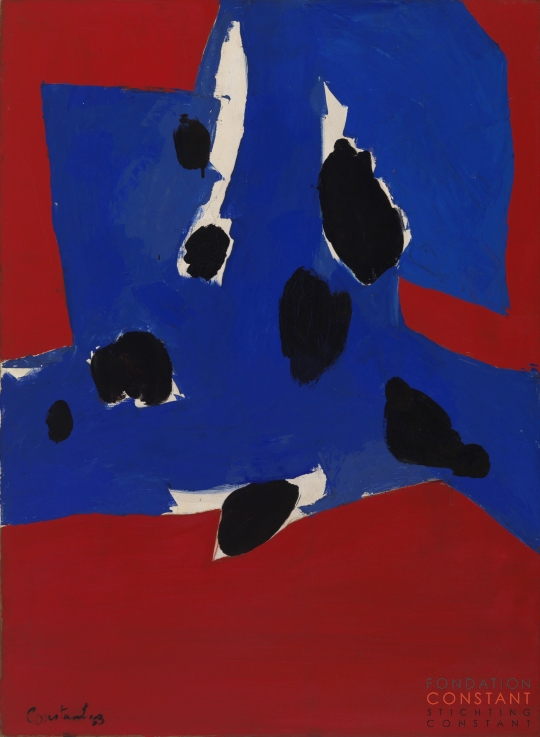 Constant-Colombe bleue, 1953 Constant Nieuwenhuys-Colombe bleue, 1953