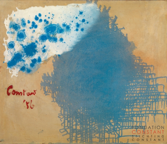 Constant-Compositie Alba IV, 1956 Constant Nieuwenhuys-Compositie Alba IV, 1956