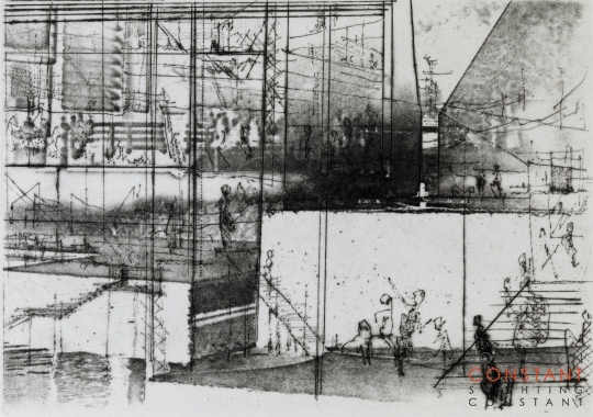 Constant Nieuwenhuys-Interieur [II], 1970