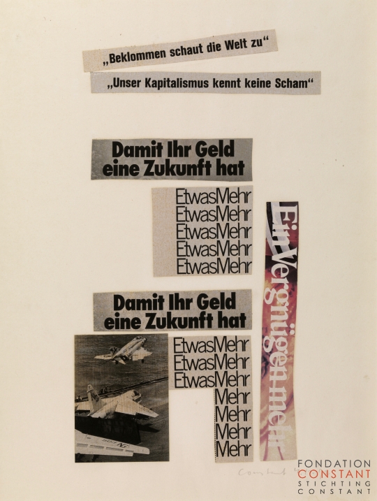 Constant Nieuwenhuys-Damit Ihr Geld eine Zukunft hat, 1972