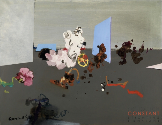 Constant-La rose fanée, 1972 Constant Nieuwenhuys-La rose fanée, 1972