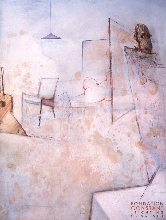 Constant Nieuwenhuys-ZT/Le voyeur, 1977