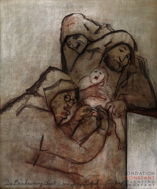 Constant-Die Beschneidung Christi- nach Joerg Ratgeb, ca 1975 Constant Nieuwenhuys-Die Beschneidung Christi- nach Joerg Ratgeb, ca 1975