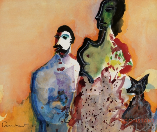 Constant Nieuwenhuys-Noche de independencia, 1977