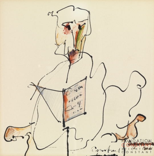 Constant Nieuwenhuys-Discours inaugural, 1980 ca