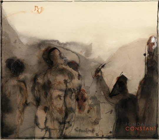 Constant Nieuwenhuys, Inboorlingen, ca 1984