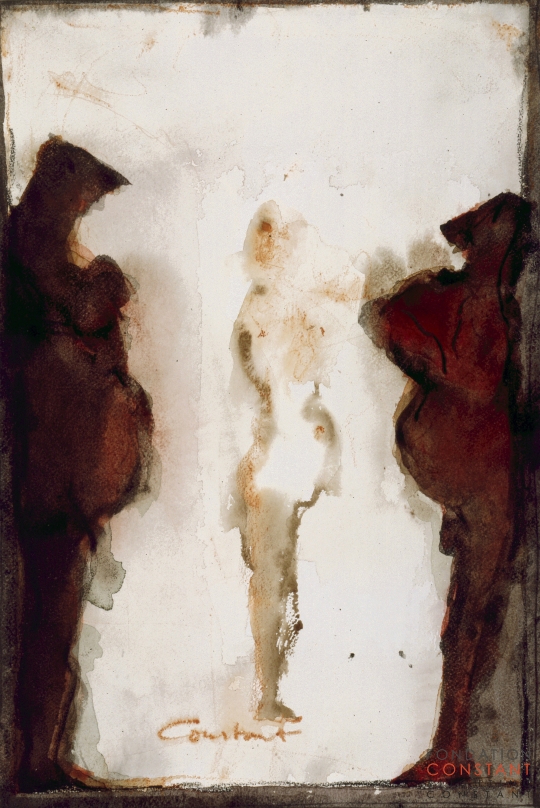 Constant-Les geôliers, 1985 Constant Nieuwenhuys-Les geôliers, 1985