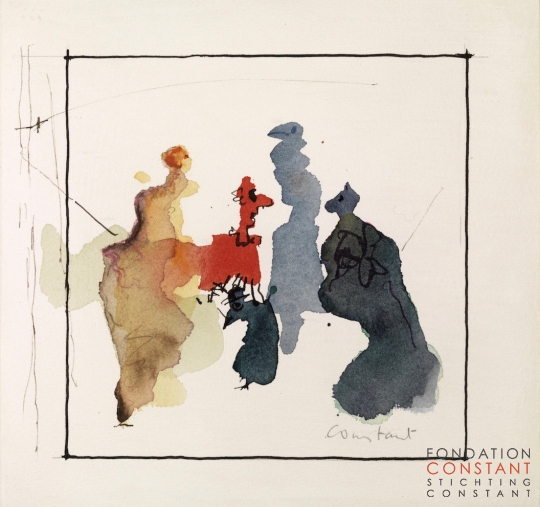 Constant Nieuwenhuys-Figures, 1983 ca