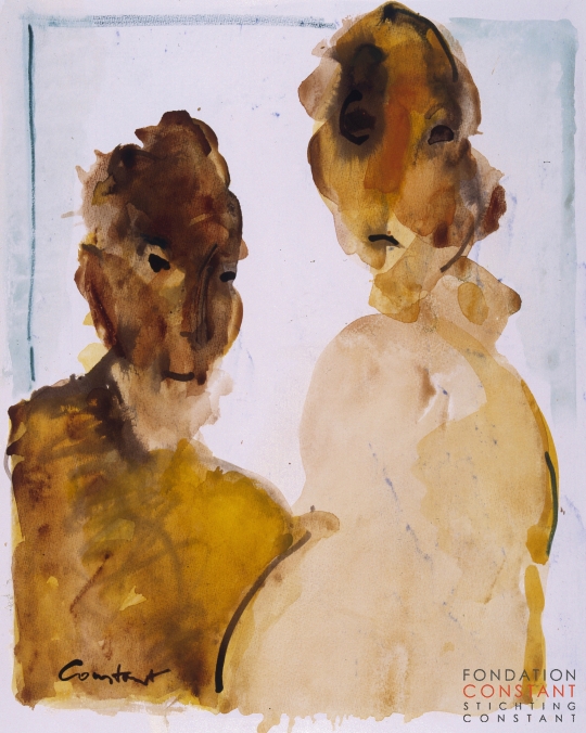 Constant-Couple inégal, ca 1988 Constant Nieuwenhuys-Couple inégal, ca 1988