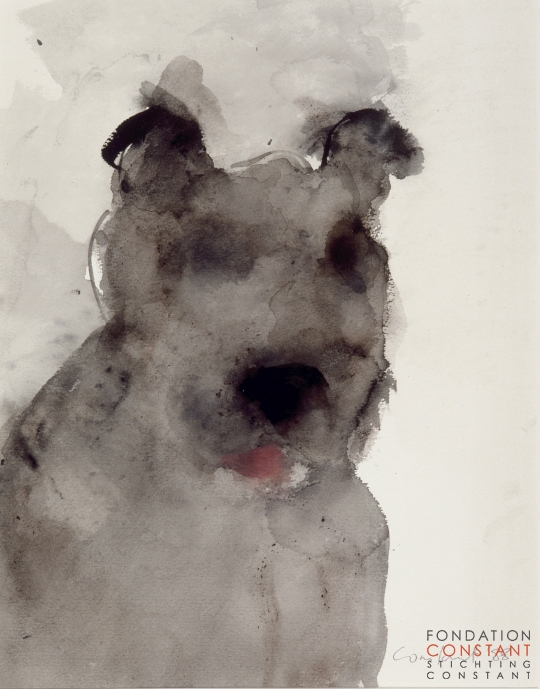 Constant Nieuwenhuys-ZT/Hond met tongetje, 1988 ca