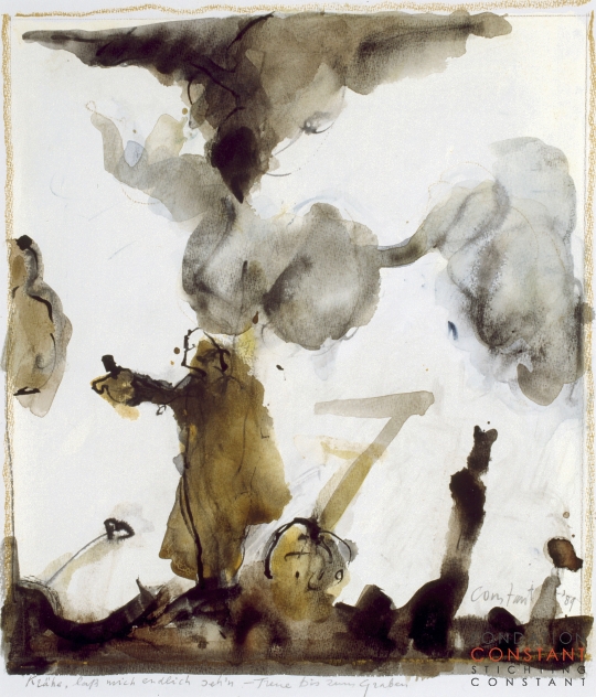 Constant-Die Krähe, 1989 Constant Nieuwenhuys-Die Krähe, 1989