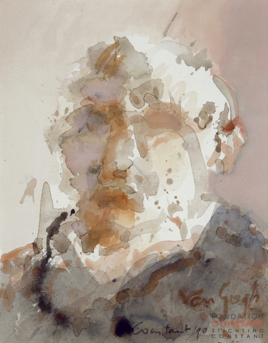Constant-Portrait de Van Gogh, 1990 Constant Nieuwenhuys-Portrait de Van Gogh, 1990