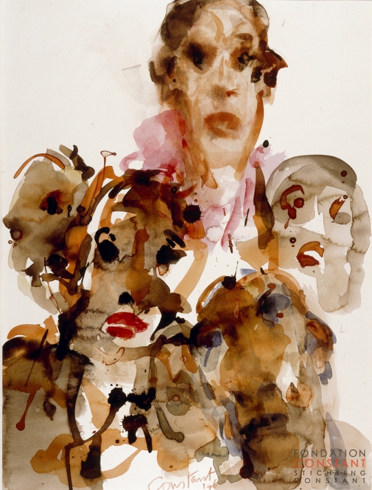 Constant Nieuwenhuys-Caras-Mascaras, 1996