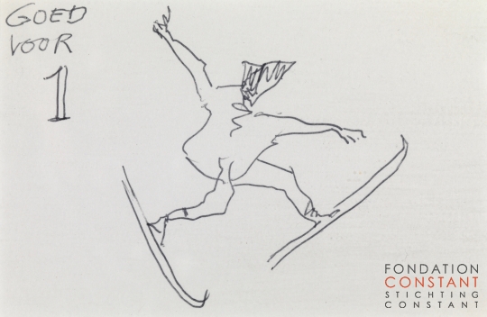 Constant Nieuwenhuys-Goed voor 1, ca 1997