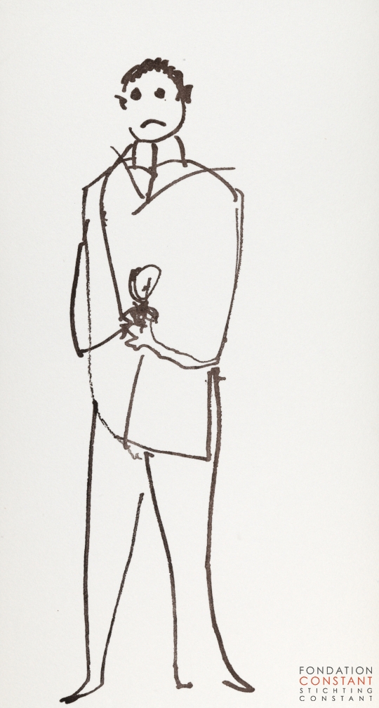 Constant Nieuwenhuys-Les visiteurs du vernissage 20, 1987
