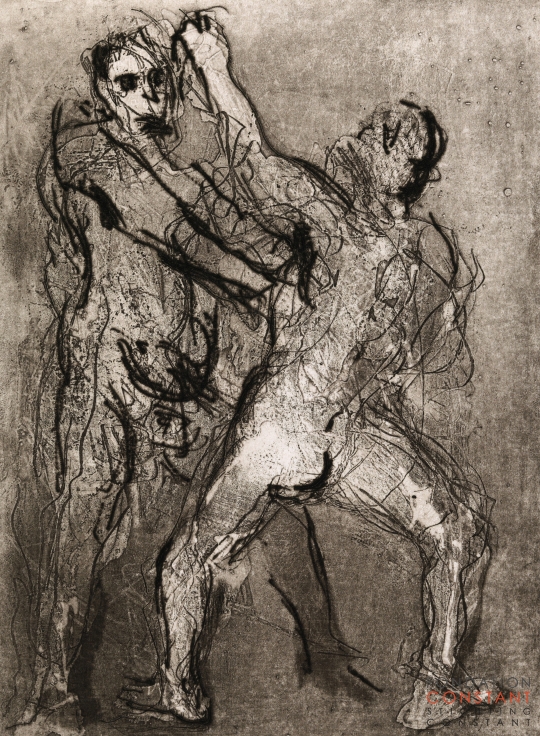Constant Nieuwenhuys-Geboorte van een aquatint 9, 1994