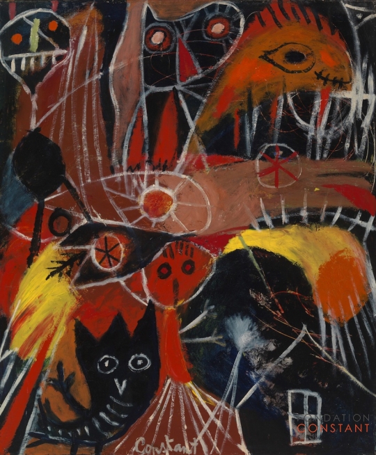 Constant Nieuwenhuys-Animaux, 1949