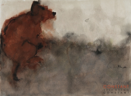 Constant Nieuwenhuys-Chien Abandoné, circa 1982