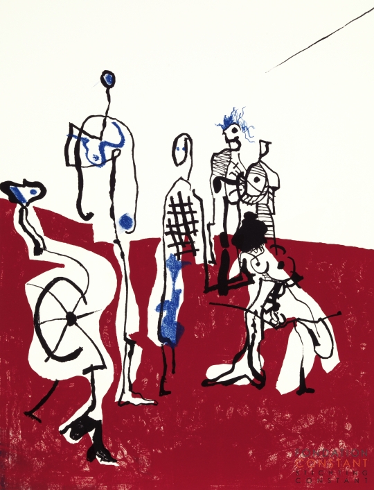 Constant Nieuwenhuys-Comic act, 1963