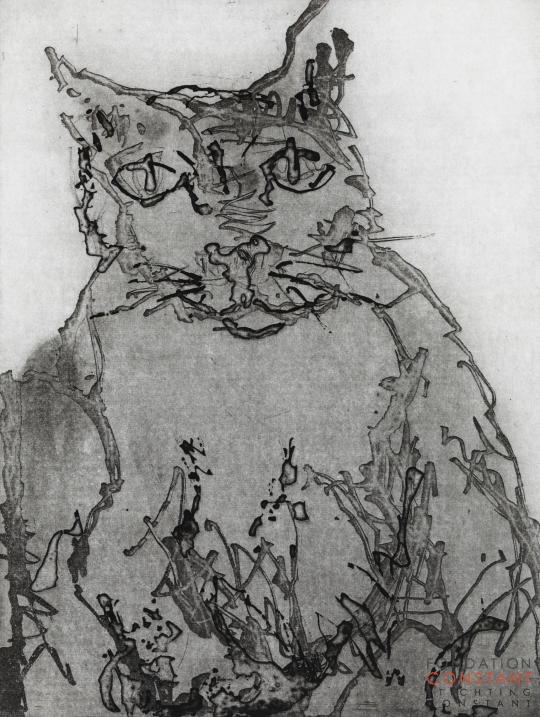 Constant-De oude kater, 1993 Constant Nieuwenhuys-De oude kater, 1993