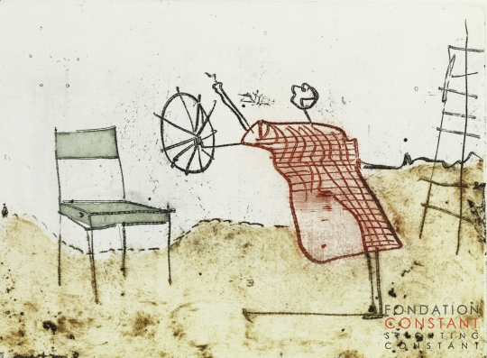 Constant Nieuwenhuys-De tovenaar, 1971