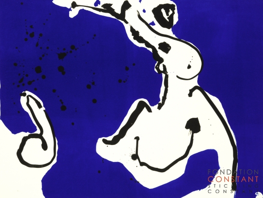 Constant Nieuwenhuys-Erotische scène, 1965
