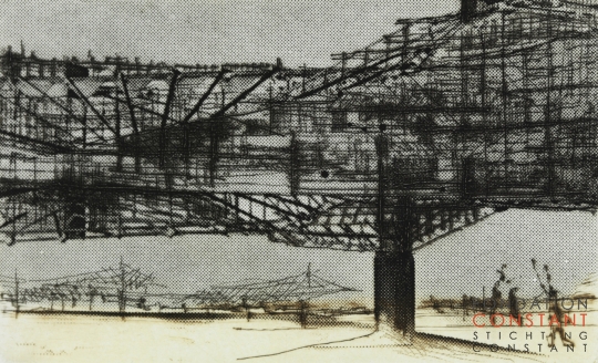 Constant-Fragment van een sector, 1970 Constant Nieuwenhuys-Fragment van een sector, 1970