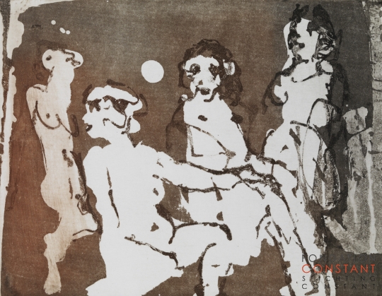 Constant Nieuwenhuys-Het bordeel, 1994