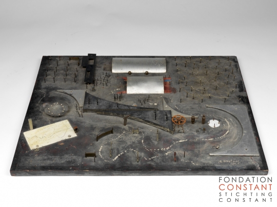 Constant Nieuwenhuys-Industrieel landschap, 1959